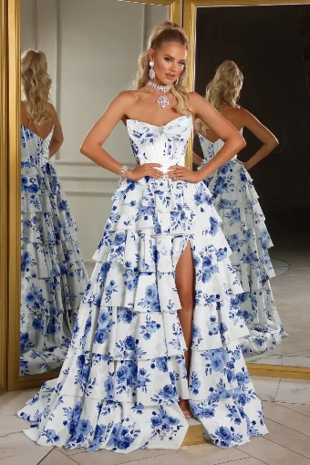 Portia and Scarlett Style #PS25966 #0 White/Blue thumbnail