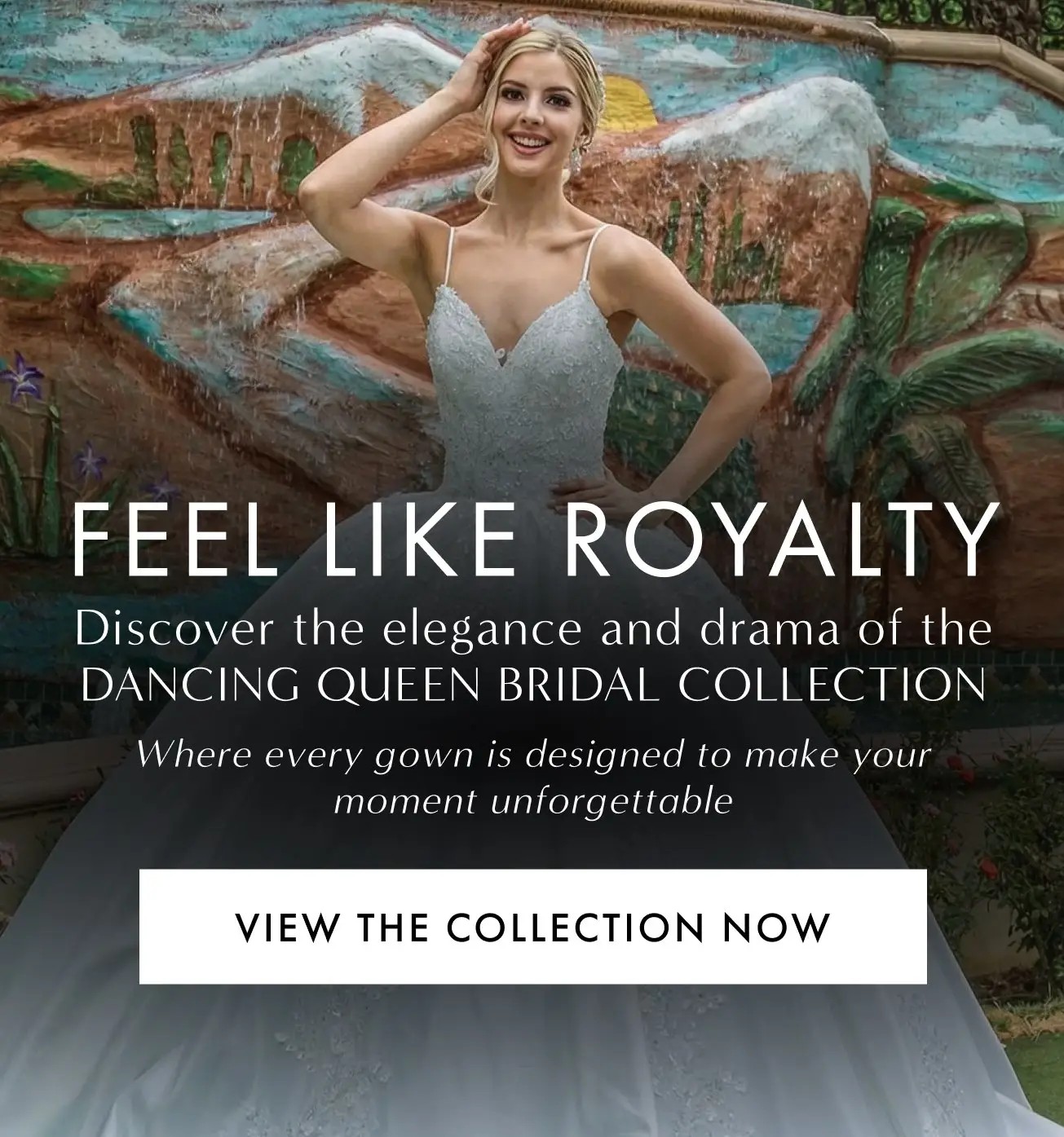 Dancing Queen Bridal Collection Mobile Banner
