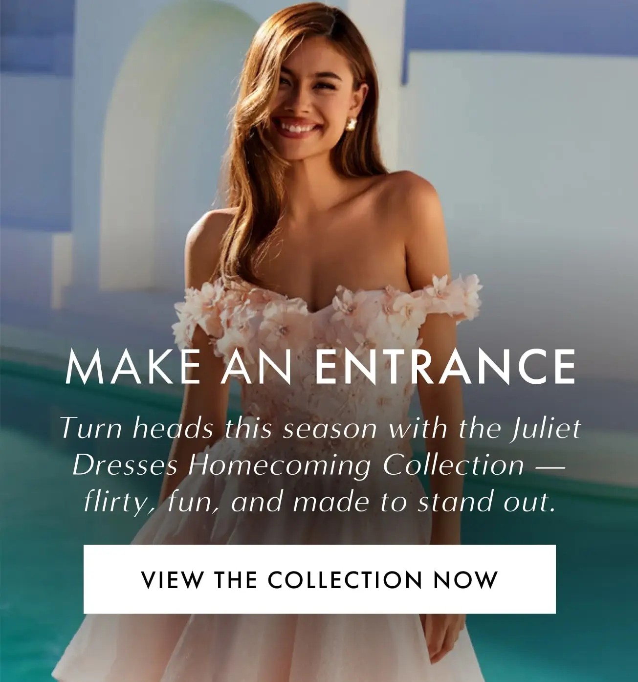 Juliet Dresses Homecoming Collection Mobile Banner