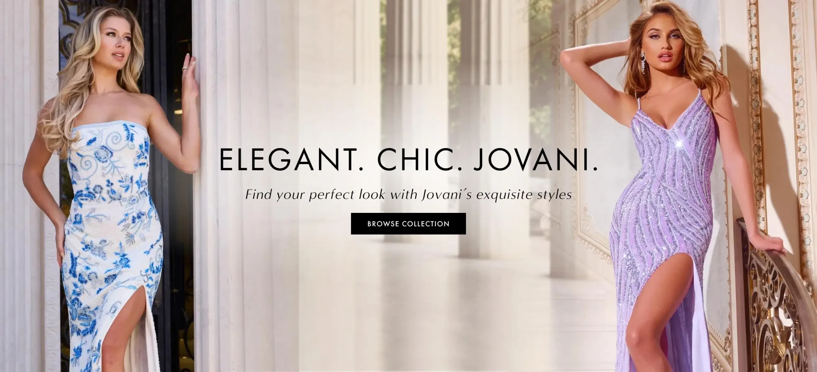Jovani banner for desktop