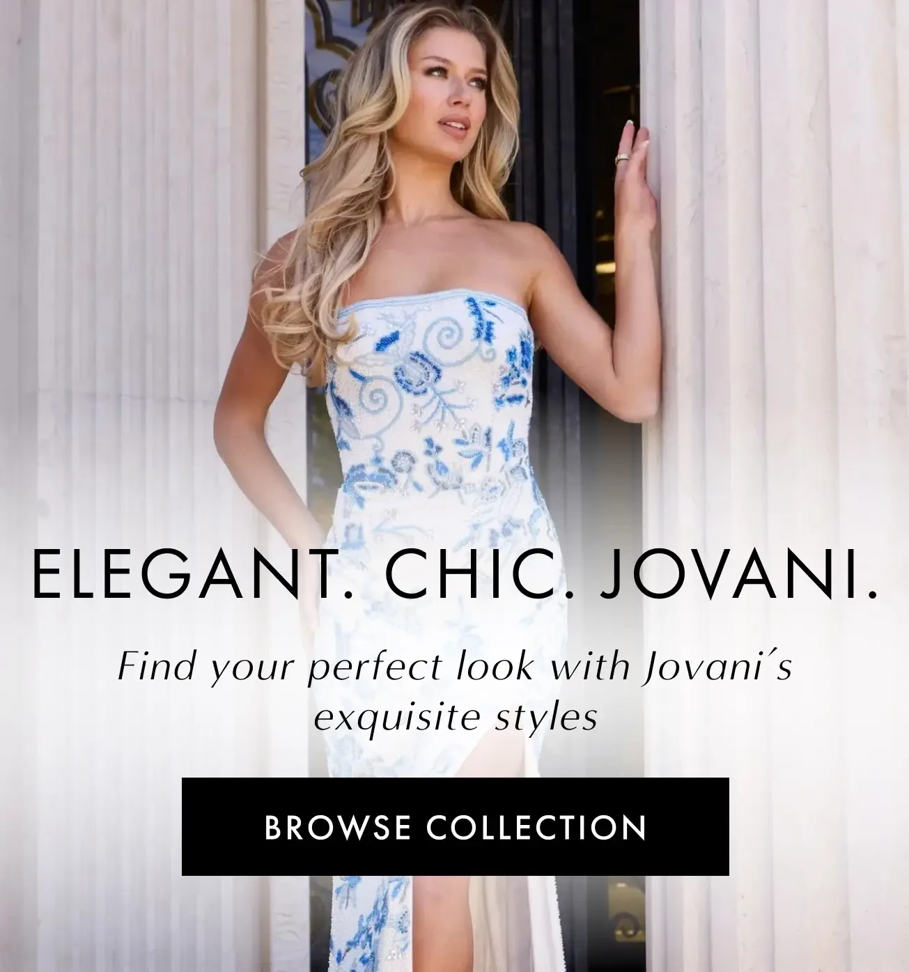 Jovani banner for mobile